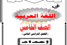 ملخصات المبدع لغة عربية الصف الخامس الفصل الثاني