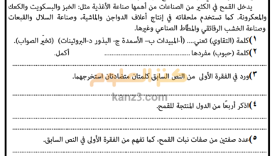 اختبار لغة عربية نهائي للصف السادس الفصل الثاني الدور الثاني 2016-2017
