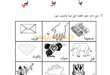 كراسة انشطة بعنوان حروف لغة عربية الصف الاول
